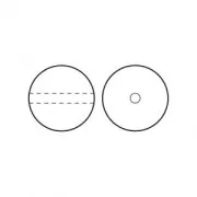 Perles rondes nacrées Preciosa - Round Pearl Maxima 10 mm - Pearlescent White x5