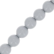 Perles rondes nacrées Preciosa - Round Pearl Maxima 4 mm - Ceramic Grey x30|raw }}