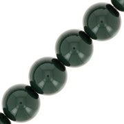 Perles rondes nacrées Preciosa - Round Pearl Maxima 8 mm - Malachite x10|raw }}