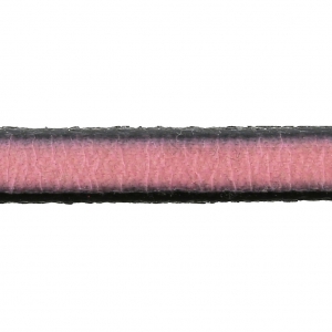 Lacet cuir 5x2 mm Mauve x30cm