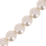 Perles rondes nacrées Preciosa - Round Pearl Maxima 4 mm - Creamrose x30
