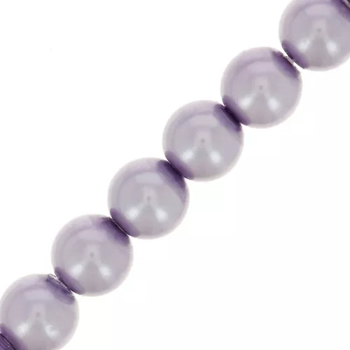 Perles rondes nacrées Preciosa - Round Pearl Maxima 4 mm - Lavender x30