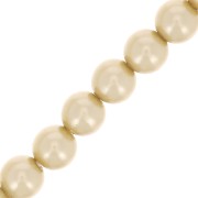 Perles rondes nacrées Preciosa - Round Pearl Maxima 4 mm - Vanilla x30|raw }}