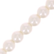 Perles rondes nacrées Preciosa - Round Pearl Maxima 4 mm - Light Creamrose x30|raw }}