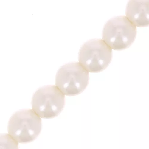Perles rondes nacrées Preciosa - Round Pearl Maxima 4 mm - Light Creamrose x30