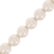 Perles rondes nacrées Preciosa - Round Pearl Maxima 6 mm - Creamrose x20