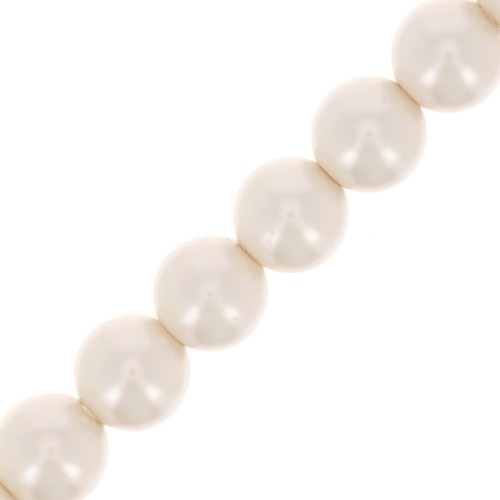 Perles rondes nacrées Preciosa - Round Pearl Maxima 6 mm - Creamrose x20
