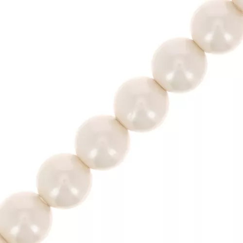 Perles rondes nacrées Preciosa - Round Pearl Maxima 6 mm - Creamrose x20