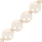 Perles rondes nacrées Preciosa - Round Pearl Maxima 8 mm - Creamrose x10