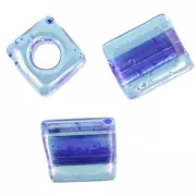 Cubes Miyuki 4 mm SB4-353 - Cobalt Lined Sapphire AB x10g