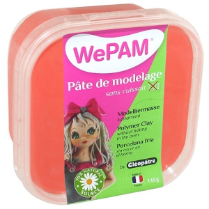 Pâte de modelage sans cuisson WePam Rouge x145gr
