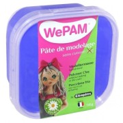 Pâte de modelage sans cuisson WePam Bleu Royal x145gr|raw }}