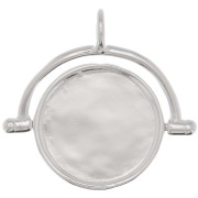 Pendentif réversible 20x21 mm - Argent 925 x1