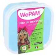 Pâte de modelage sans cuisson WePam Azur x145gr|raw }}