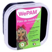 Pâte de modelage sans cuisson WePam Noir x145gr