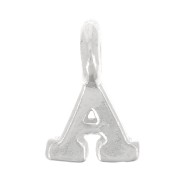 Breloque lettre alphabet 8 mm avec anneau fermé - A - Argent 925 x1|raw }}