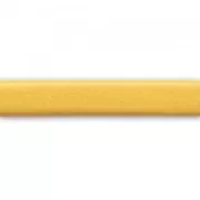 Lacet cuir reconstitué double-face 3 mm Jaune x1m