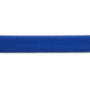Lacet cuir reconstitué double-face 3 mm Bleu x1m