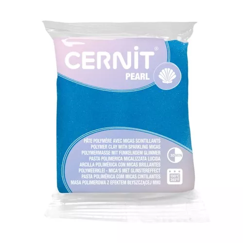Pâte Cernit Pearl - Bleu (n°200) x56gr