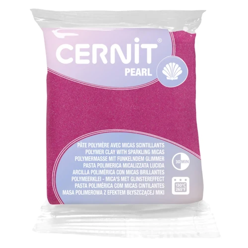 Pâte Cernit Pearl - Magenta (n°460) x56gr