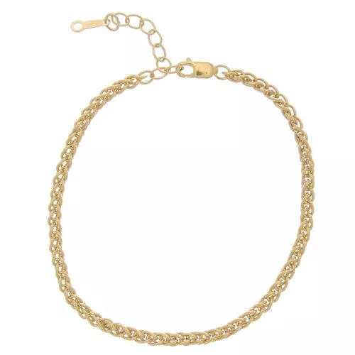 Bracelet maille Palmier 2.8 mm - Gold filled (or laminé) x15.5 cm