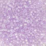 Perles rocailles Preciosa  11/0 2 mm - Pearl Pastel Lining - Violet Sfinx x20g