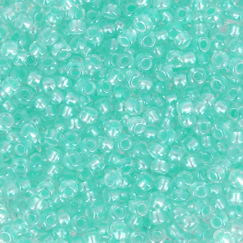 Lot De 1000 Perles De Rocaille Vert Pastel - Diamètre 2 Mm (Taille 12/0) - Pour Création Bijoux