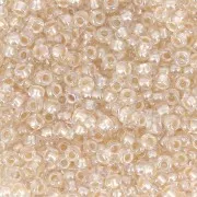 Perles rocailles Preciosa 11/0 2 mm - Pearl Pastel Lining - Mocca Sfinx x20g