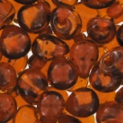 Mini-gouttes Miyuki 3.4 mm DPF34 - Red Lined Dark Topaz x8g|raw }}