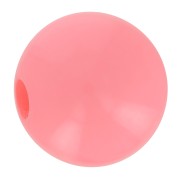 Perle en résine opaque 8 mm Coral Fluo x1|raw }}