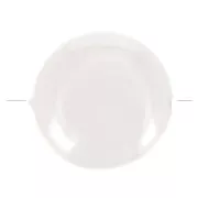 Perle nacre palet rond - 14 mm - Blanc nacré x1