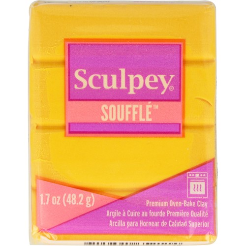 Pâte Sculpey Soufflé 48 gr - Yellow Ochre (n°6521)