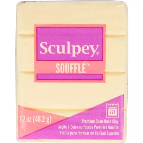 Pâte Sculpey Soufflé 48 gr - Ivory (n°6647)