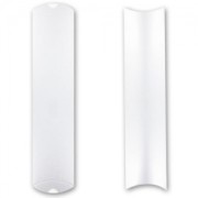 Berlingot en carton 25x6,5x2 cm Blanc x1