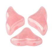 Perles en verre Hélios® par Puca® 6x10 mm - Rose Opal Luster x10g