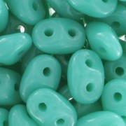 SuperDuo 2,5x5 mm Turquoise Green x10g