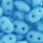 SuperDuo 2,5x5 mm Blue Turquoise  x10g