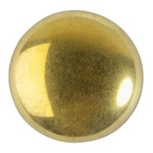 Cabochon rond en verre par Puca® 14 mm - Full Dorado x1