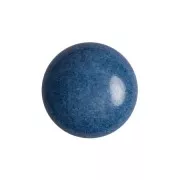 Cabochon rond en verre par Puca® 14 mm - Opaque Curacao x1