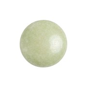 Cabochon rond en verre par Puca® 14 mm - Opaque Light Green Ceramic Look x1|raw }}