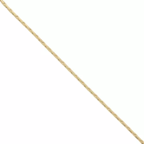 Chaîne maille paloma 1,3 mm Doré à l'or fin x1m
