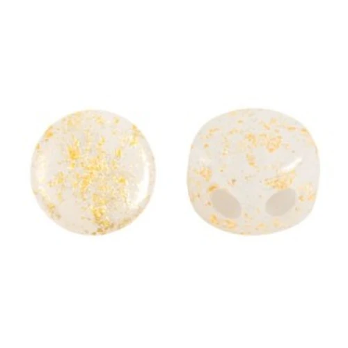 Kalos® par Puca® 4x3 mm - Opaque White Gold Splash x10g