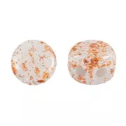 Kalos® par Puca® 4x3 mm - Opaque White Tweedy x10g