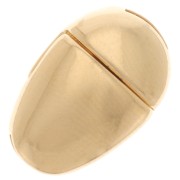 Fermoir aimanté 16x10 mm pour lacet 5 mm - Doré à l'or fin x1|raw }}