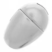 Fermoir aimanté 16x10 mm pour lacet 5 mm - Placage Argent fin vieilli x1