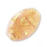 Olive feuille d'or 18x12 mm Light Rose x1
