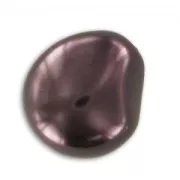 Baroque nacrée 16x14 mm Brown x1