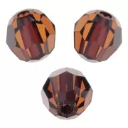 Rondes PureCrystal 5000 4 mm - Smoked Amber x20