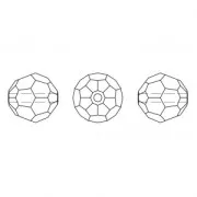 Rondes PureCrystal 5000 4 mm - Smoked Amber x20