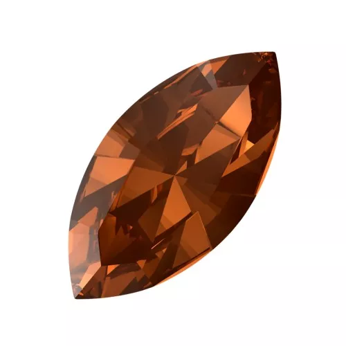 Navette PureCrystal 4228 10x5 mm - Smoked Amber x1